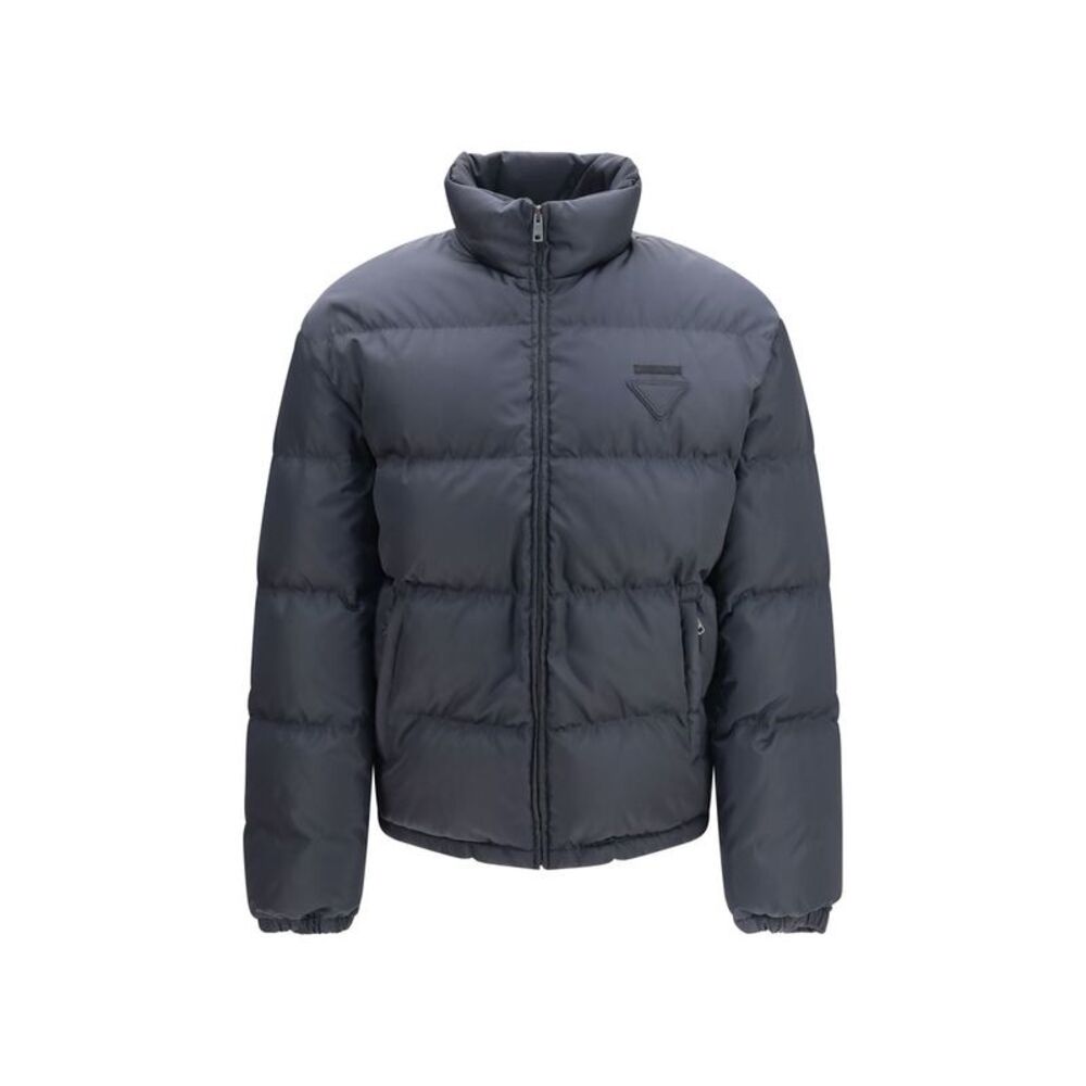 Prada Blue Polyamide Full-Length Men's Jacket